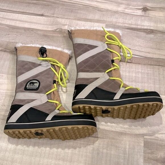 Sorel Glacy Explorer tall snow winter boots size 8 - Picture 3 of 12